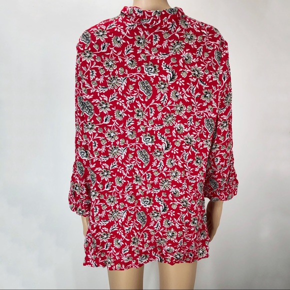 J. Jill pink long sleeve with collar XL (#25) - Picture 6 of 8